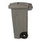 Toter 32 Gal. Graystone Document Trash Can with Wheels and Key Lid Lock CDA32 - alternate 2